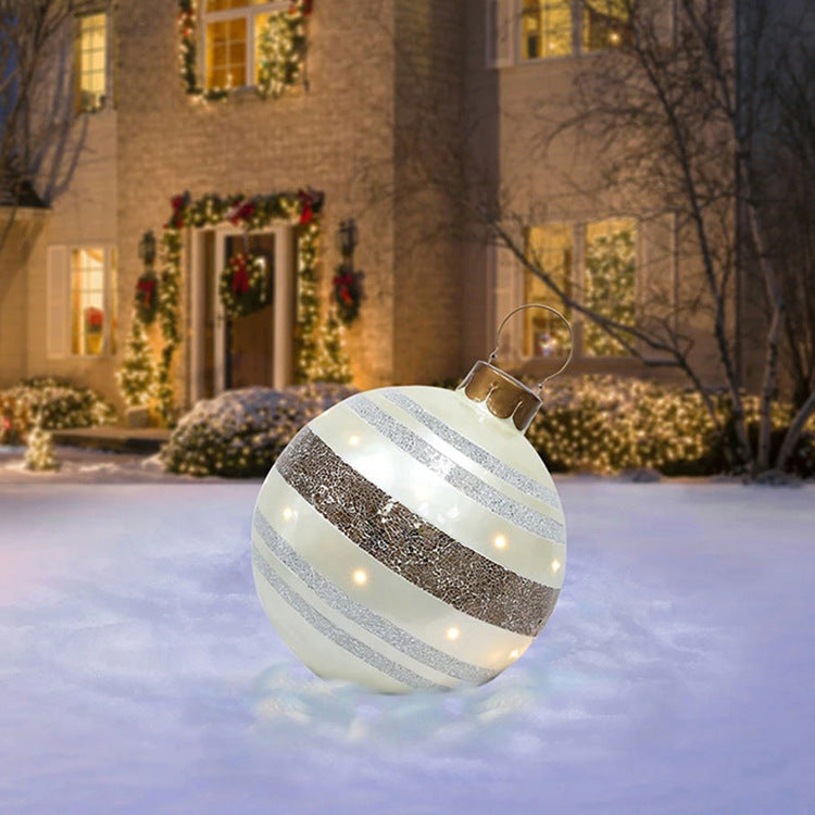 Christmas Ornament Ball Outdoor Inflatable Decorated Ball