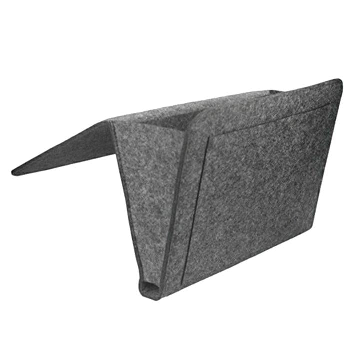 Bed Storage Bag with Pocket Felt Bedside Hanger Table Sofa Bedroom Mattress Bedside Anti-slip Organizer Holders - Minihomy