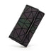 Geometry Three Folds Luminous Long Wallet Card Holder Carteira - Minihomy