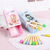 Cute creative little girl cartoon student eraser