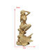 Poplar Carved Beauty Woman Ornament Handle - Minihomy