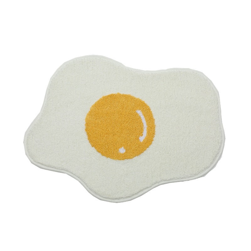 Funny Egg Entrance Carpet Hallway Bathroom Rug