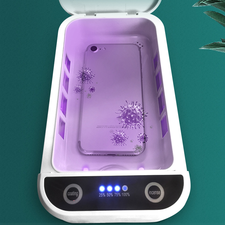 Mobile phone sterilizer sterilizing ozone home