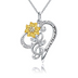 Sunflower Necklace S925 Sterling Silver