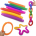 Colorful Plastic Pop Tube Coil Funny Early Development Educational Folding Toy - Minihomy