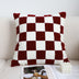 Black And White Simple Checkerboard Pillow Living Room Sofa - Minihomy