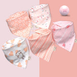 Baby saliva towel Baby Bibs Triangle Double Cotton Bandana Bibs Baby Boys Girls