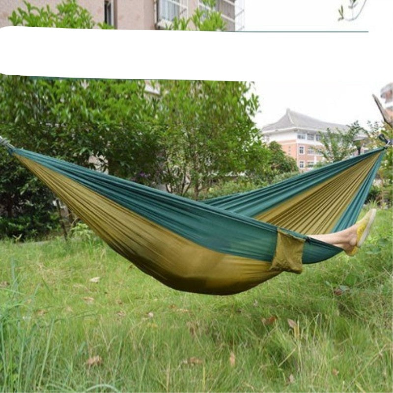 Backpacking Hammock - Portable Nylon Parachute Outdoor Double Hammock - Minihomy