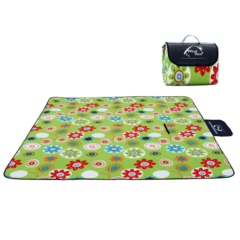 Outdoor Picnic Mat Camping Baby Climb Plaid Blanket Beach Waterproof Moistureproof Picnic Blanket - Minihomy