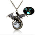 Glowing Dragon Pendant Necklace - Minihomy