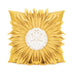 Modern Style White Throw Pillows Velvet Stitching 3D Chrysanthemum Cushion Waist Pillow Blue Cushion Case