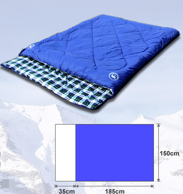 Outdoor double couple sleeping bag - Minihomy