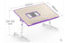 Adjustable Laptop Desk Stand Foldable Notebook Laptop Bed Table Can be Lifted Standing - Minihomy