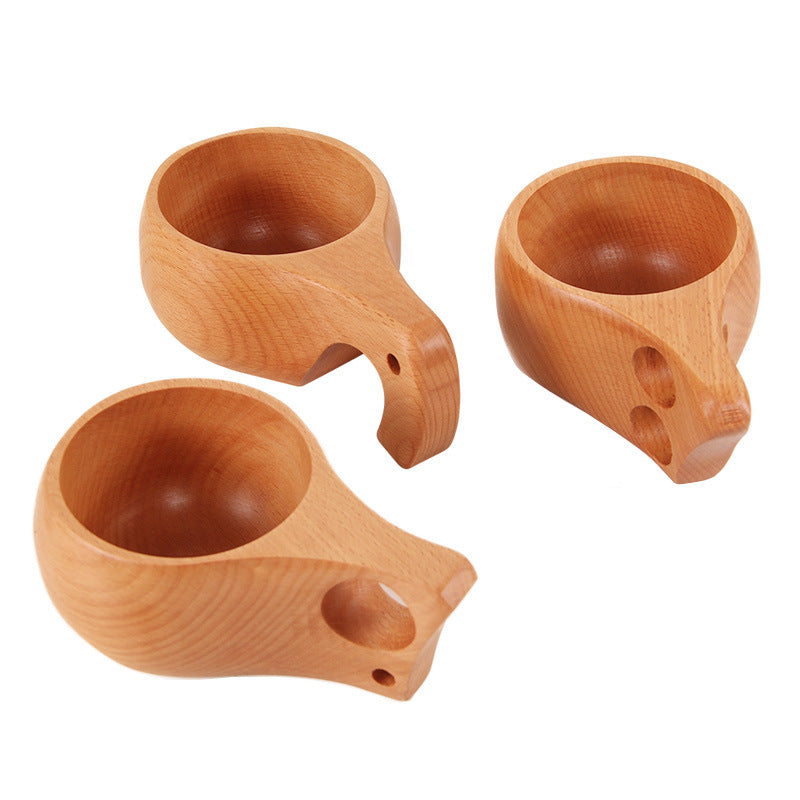 Beech Cup Coffee Cup Finland Kuksa Wooden Cup - Minihomy