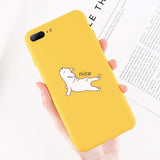 Funny Cartoon Giraffe Phone Case For 7 8 Plus TPU Silicone Back Cover - Minihomy