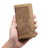 Canvas material  leather Phone case