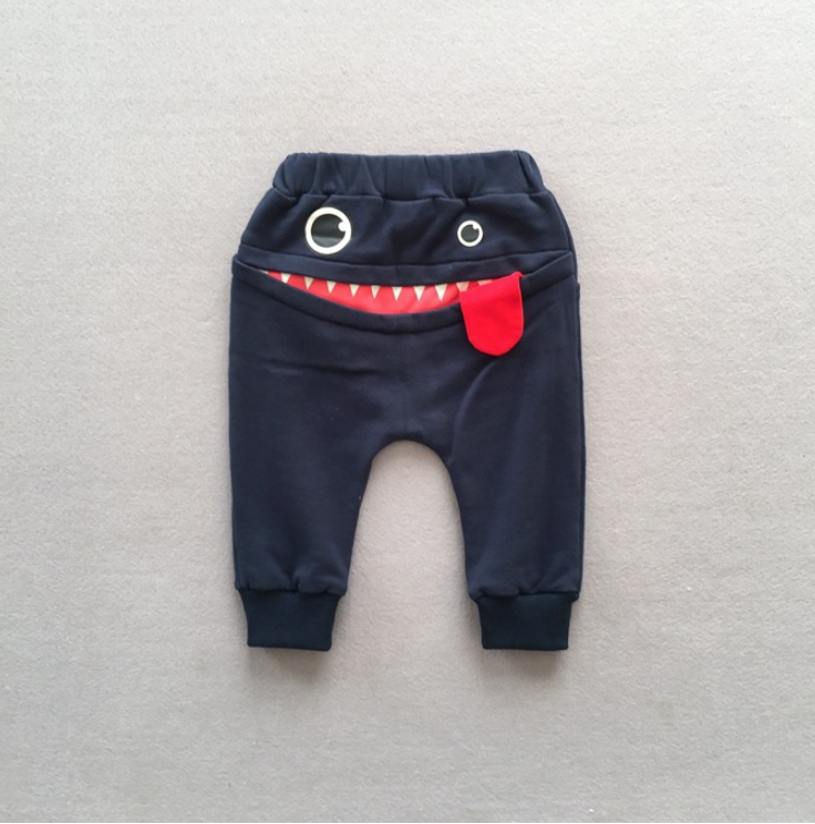 Children's casual sweatpants baby cartoon loose trousers