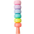 6pcs Novelty Cookie Highlighter Pen Set Macaron Cake Fluorescent Color Marker Liner - Minihomy