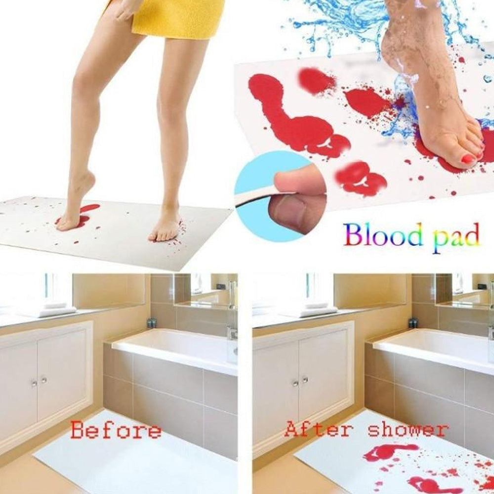 Color Changing Quality Doormat Blood Novelty Bathroom Mat