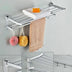 Bathroom shelf towel rack