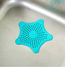 Five-pointed Star Kitchen Sink Anti-clogging Silicone Floor Drain - Minihomy