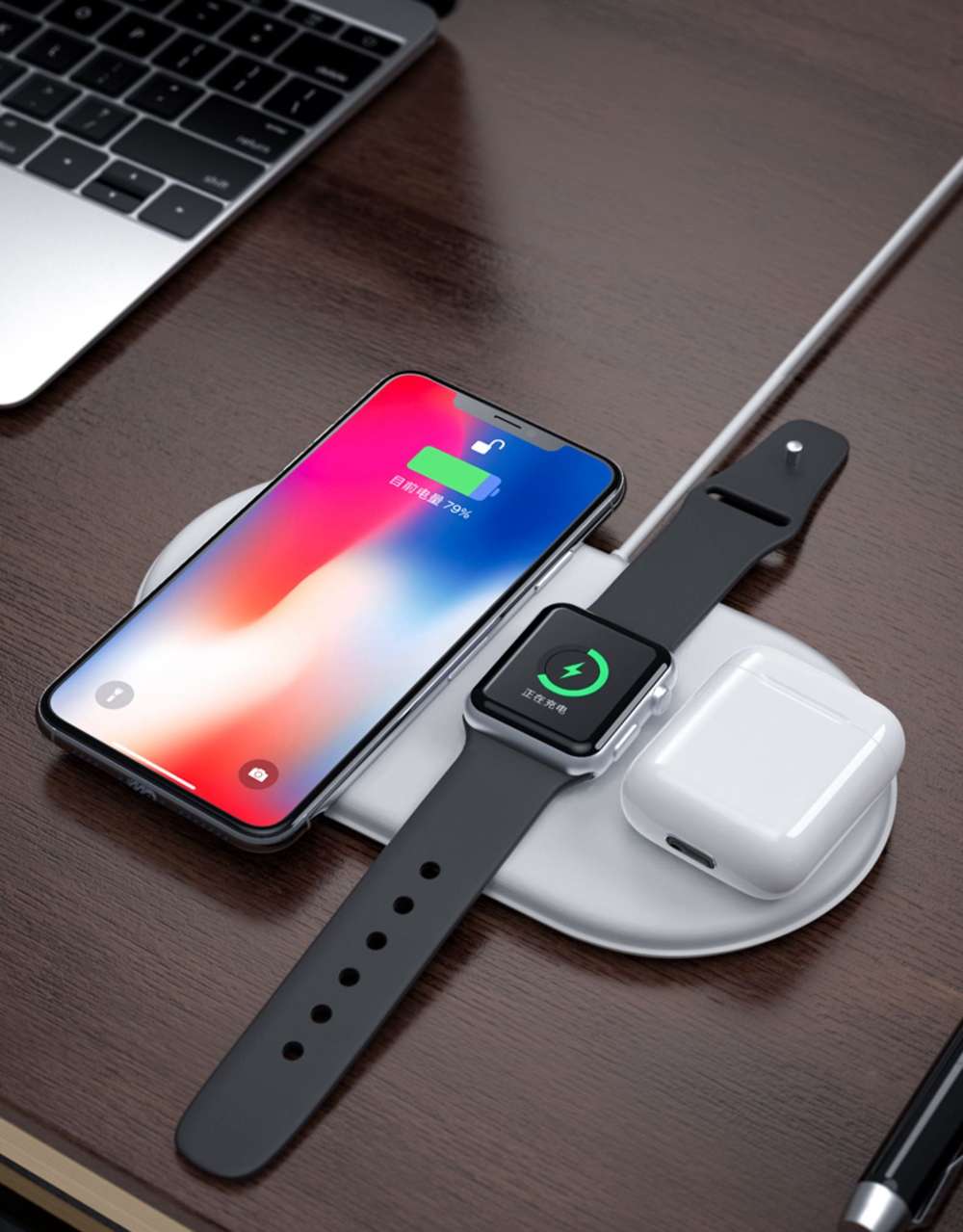 3 in 1 wireless charger - Minihomy