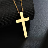 Stainless steel cross necklace