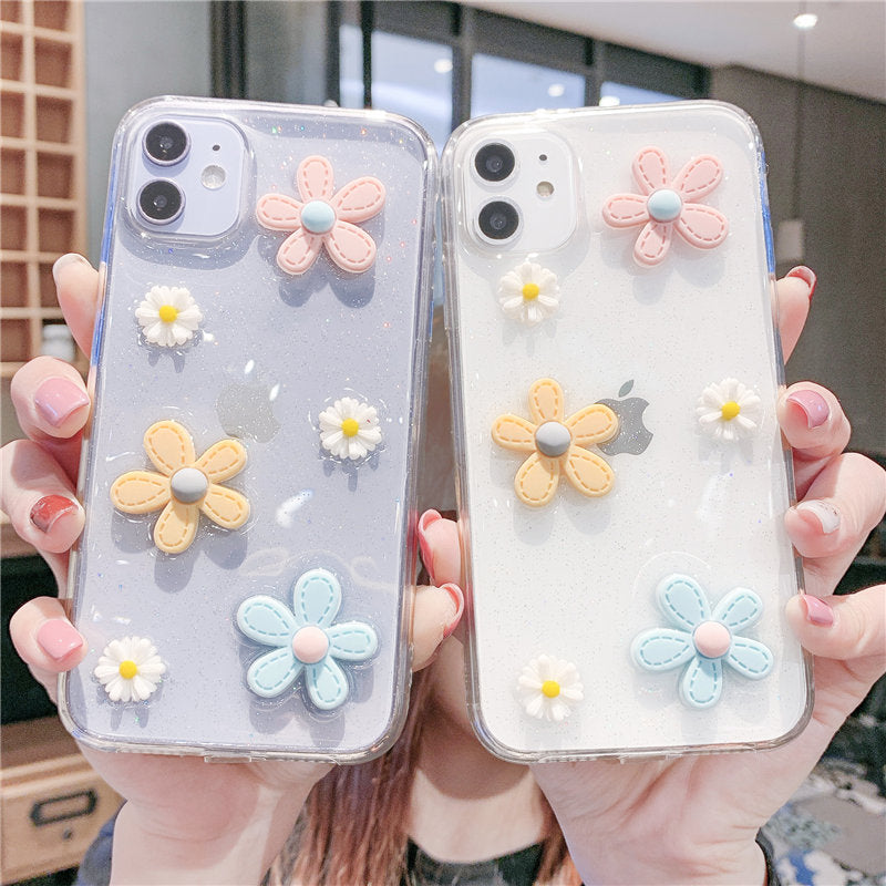 Girl flowers phone case