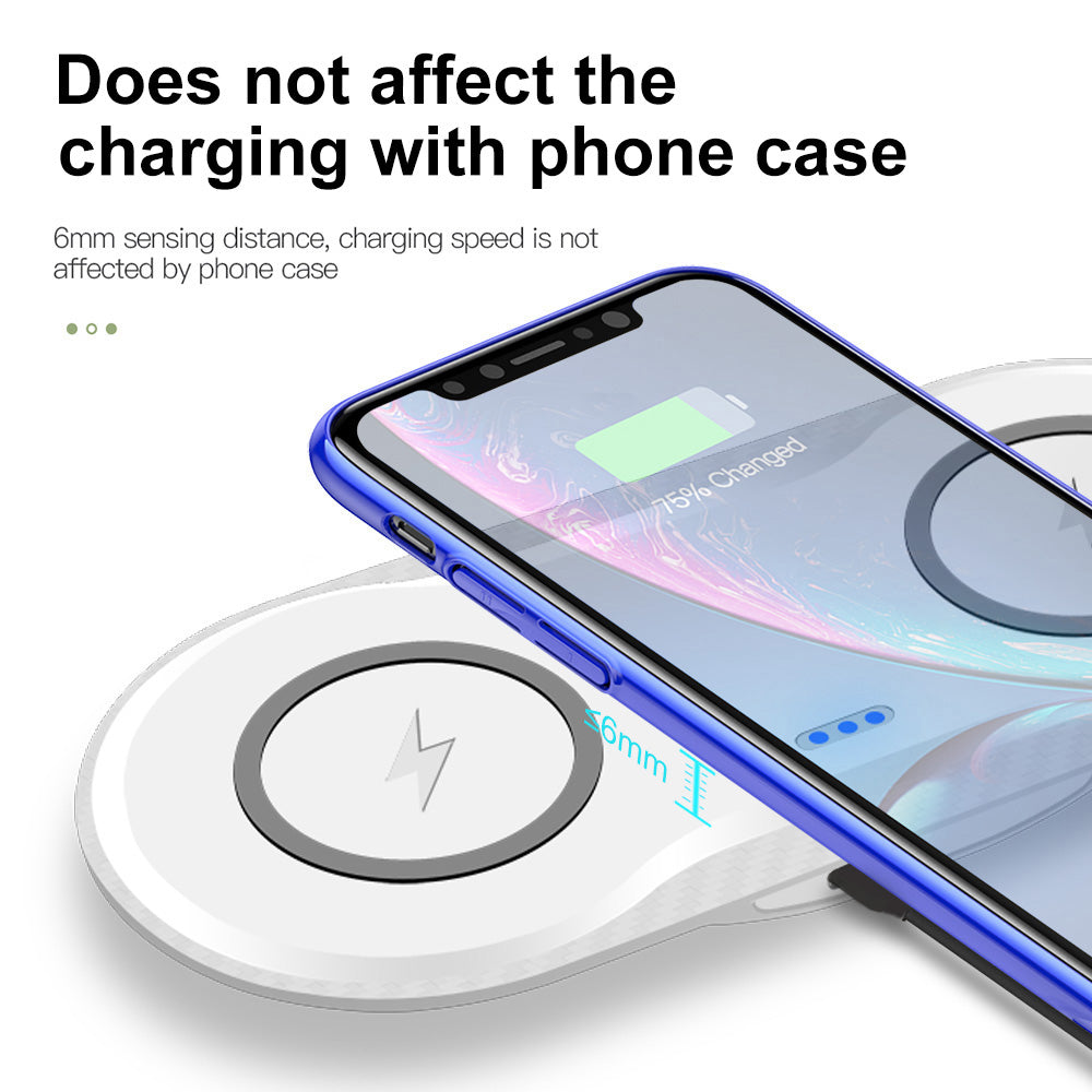 Wireless Charger Dual Mobile Phone Charger - Minihomy