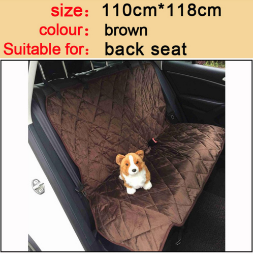 Waterproof Dog Car Seat Cover Pet Dog Travel Mat Mesh Dog Carrier Car Hammock Cushion Protector With Zipper And Pocket - Minihomy