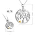 Life of Tree Pendant 925 Silver Necklace - Minihomy