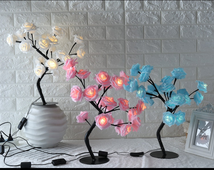 LED Tree Lamp Rose Small Tree Lamp