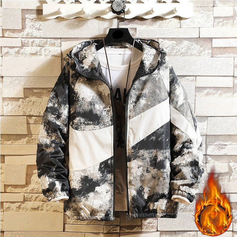 Cotton Jacket Men's Jacket Plus Cotton Casual Jacket