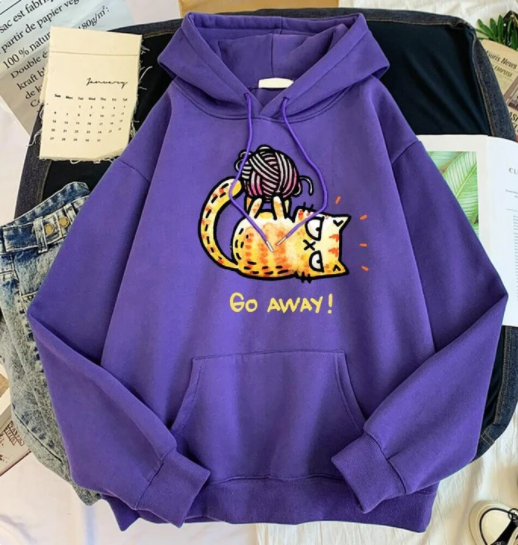 Creative Personality Pattern Hooded Sweater