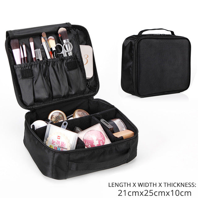 Women's Articles Beauty Portable Professional Cosmetics Makeup Organizer Case