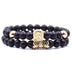 2 Piece Set Of Beast King Lion Head Bracelet - Minihomy