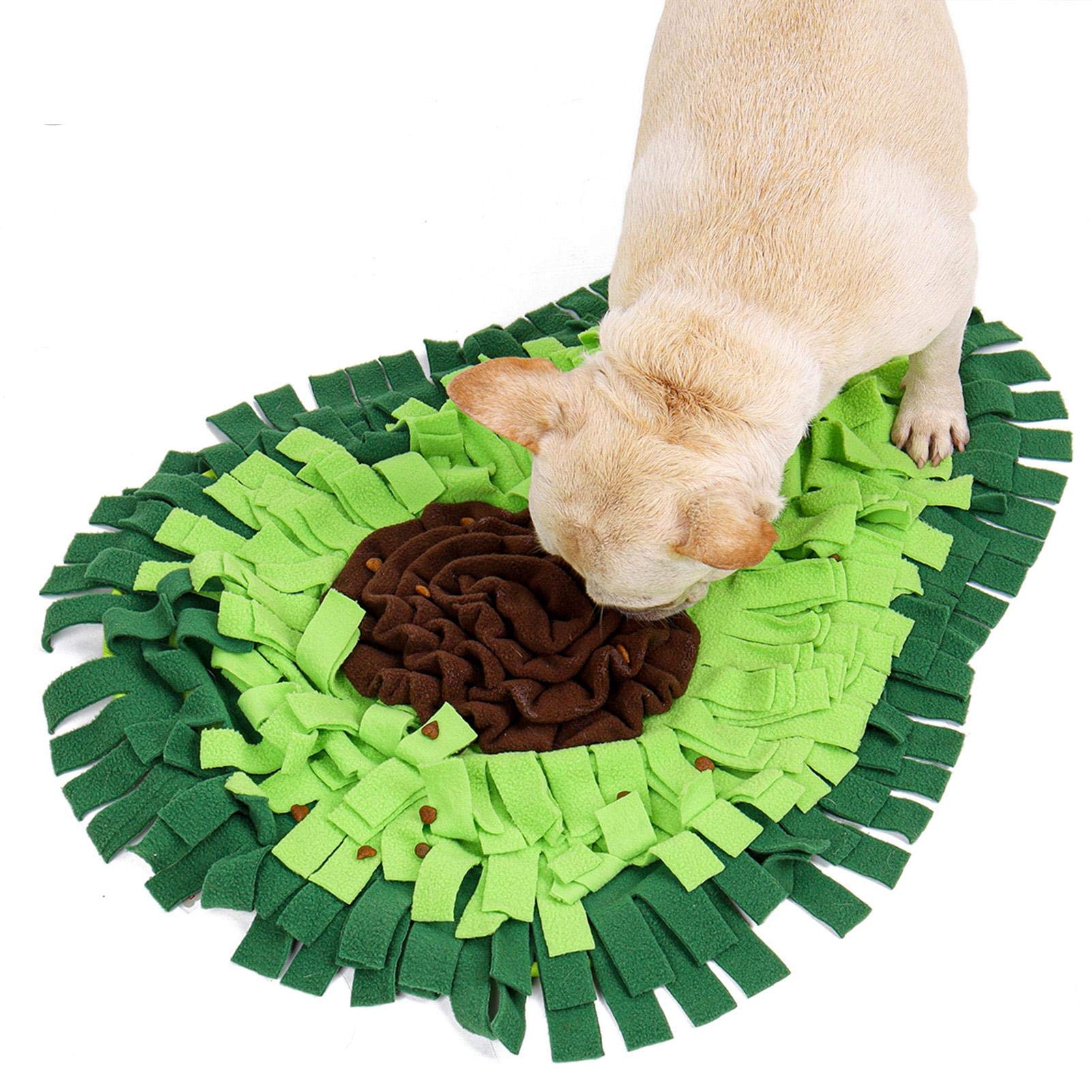 Dog Sniffing Mat Dog Puzzle Toy Pet Snack Feeding Mat Boring Interactive Game Training Blanket Snuffle Feeding Training Mat - Minihomy