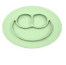 Children's meal pad with silicone smiling face plate