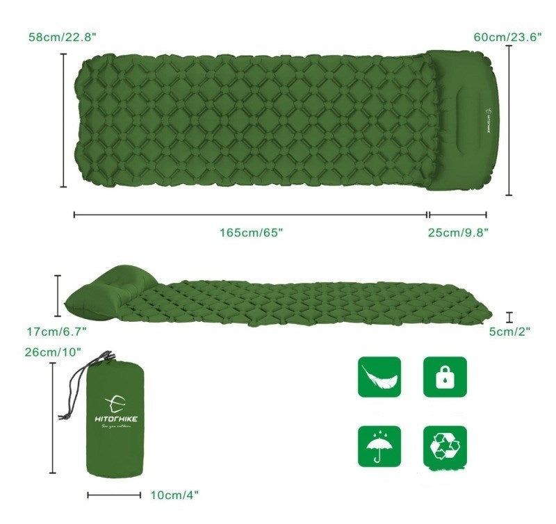 Air mattress sleeping bag - Minihomy