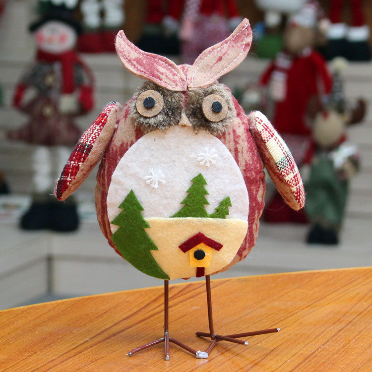 Christmas Doll Owl  Christmas Decorations - Minihomy