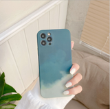 Phone Case Oil Painting Gradient Geometry Soft Silicone Cases For iPhone - Minihomy