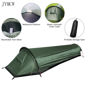 Lightweight Mountain Climbing Tent With Sleeping Bag
