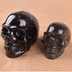 Natural Obsidian Precision Carved Skull - Minihomy