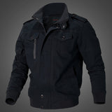 Casual Multi-pocket Pilot Coat Military Bomber Jacket Male - Minihomy