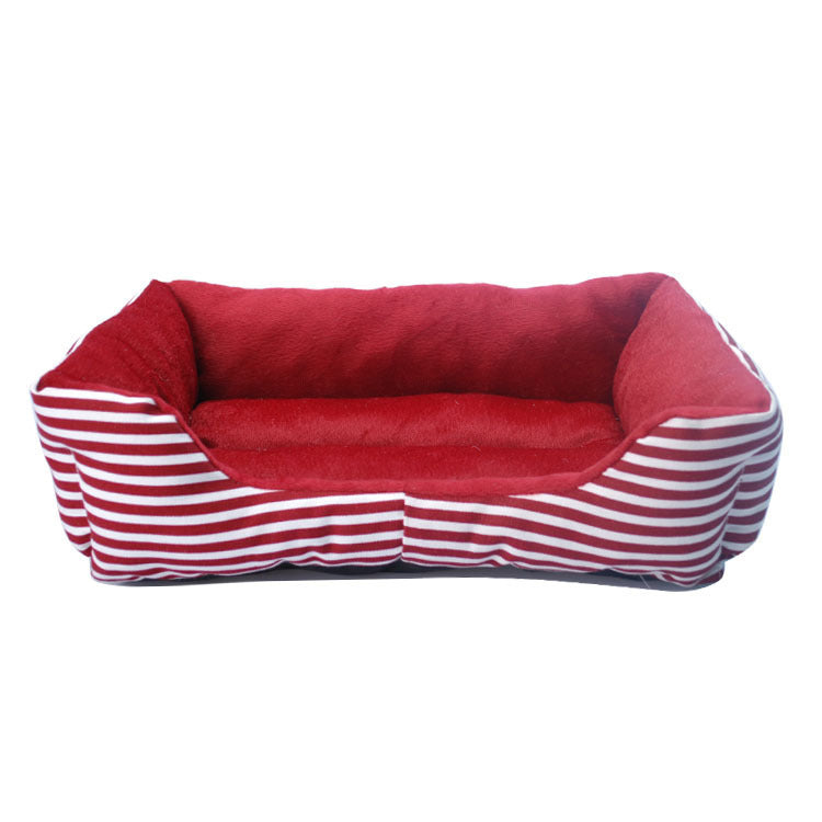 Retro square pet nest luxurious pet sofa nest