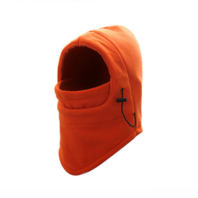 Windproof Hat With Mask Unisex Ski Hat Mens Winter Fleece Wrapped Warm Hat