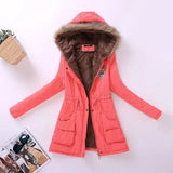 Winter Women Cotton Jacket Padded Casual Slim Coat