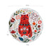 Cartoon Lucky Cat Round Plate Ceramic Color Dinner Plate Dish Plate Nordic Tableware - Minihomy