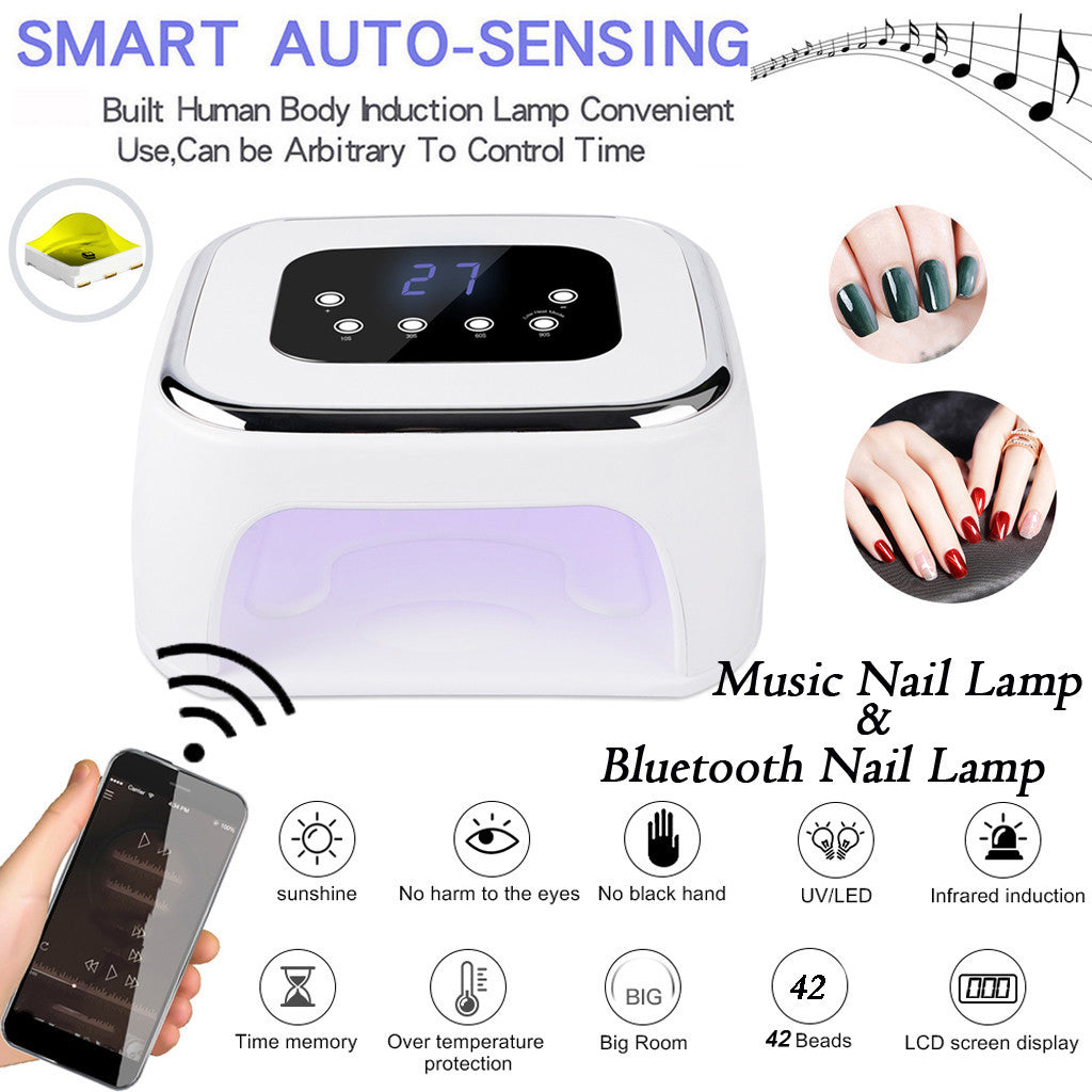 Bluetooth music nail phototherapy machine - Minihomy