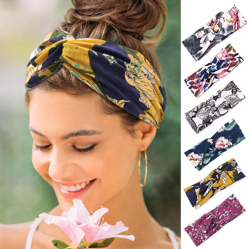 Floral cross hair band - Minihomy